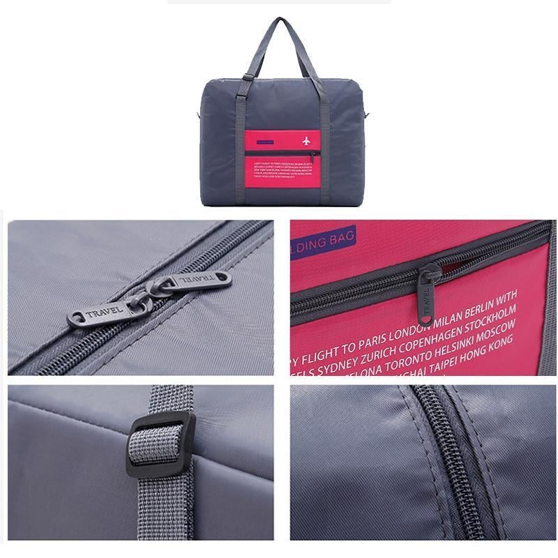 Waterproof Large Capacity Travel Bag, Journey Nylon Foldable Duffle Luggage Bag