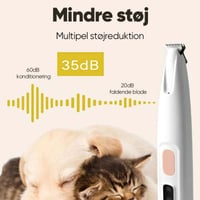 Pelstrimmer med LED lys