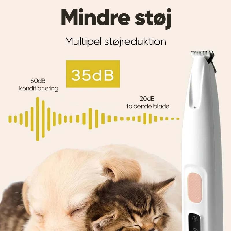 Pelstrimmer med LED lys