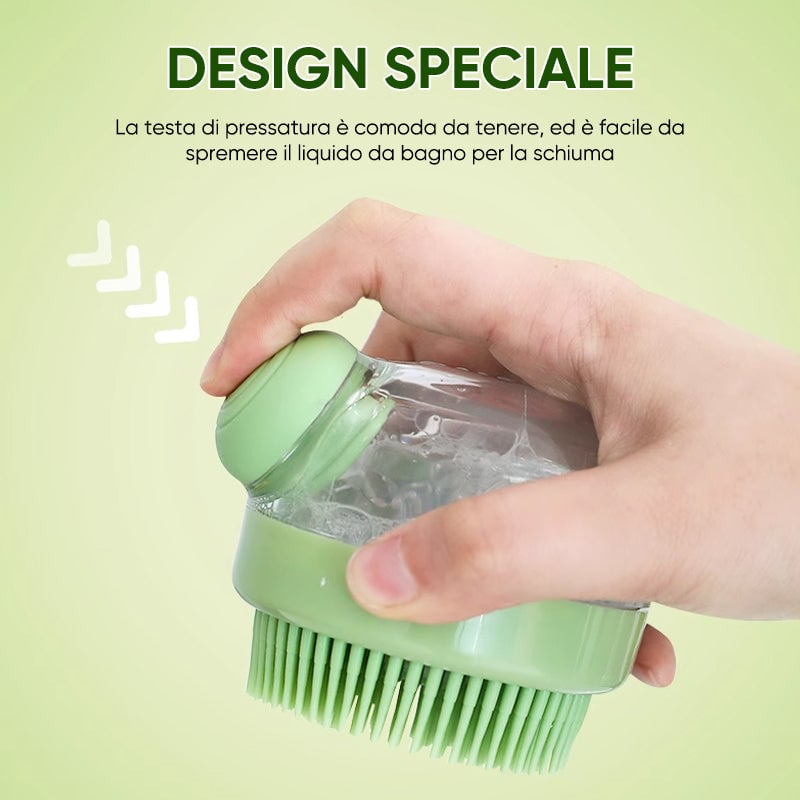 Spazzola di pulizia multifunzionale a pressione