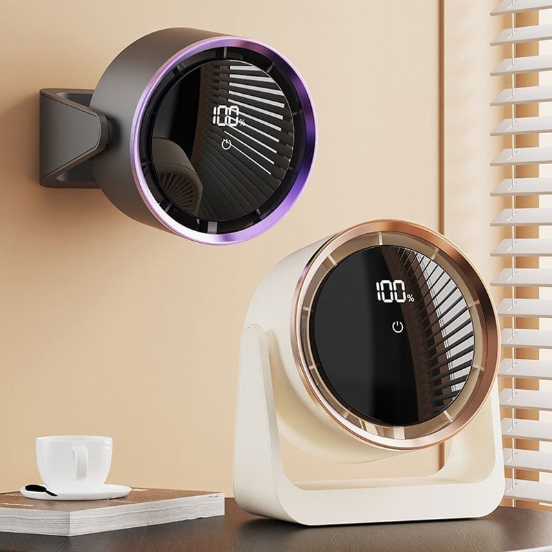 USB Mini Desk Lamp Fan