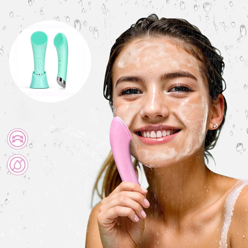 2-in-1 Electric Facial Cleansing Brush