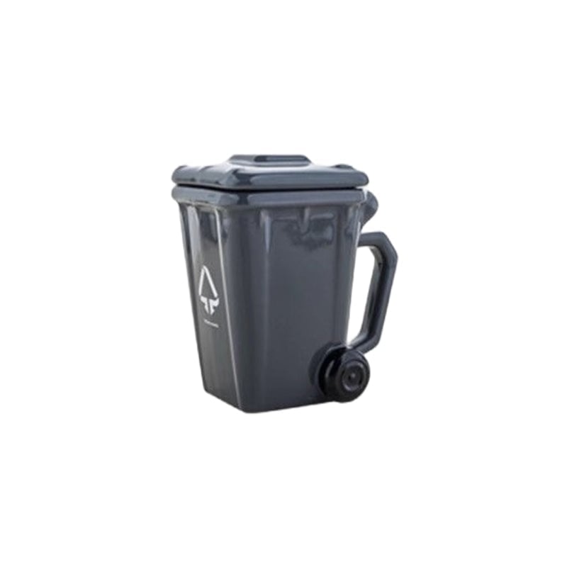Creative Quirky Trash Can Ceramic Cup
