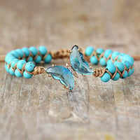 Healing Crystal Butterfly Armband