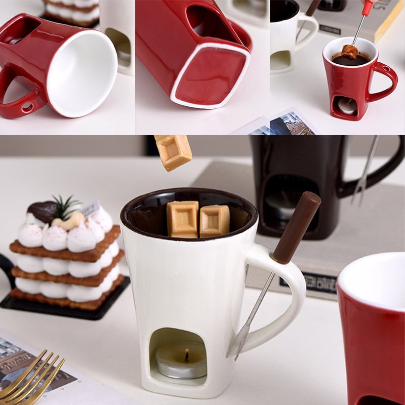 Multi-Functional Ceramic Fondue Mug🍫