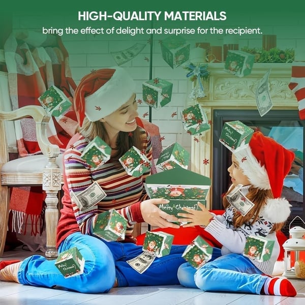 Christmas Surprise Explosion Bouncing Gift Box