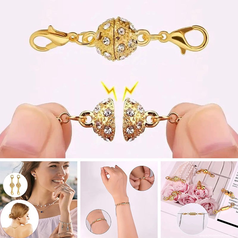 12 Pack Magnetic Necklace Clasps and Closures