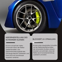 Autoreifen-Renovierungswachs