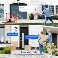 Solar powered color night vision camera