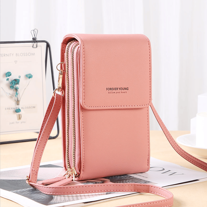 Large Capacity Elegant Crossbody Touch Screen Phone Bag