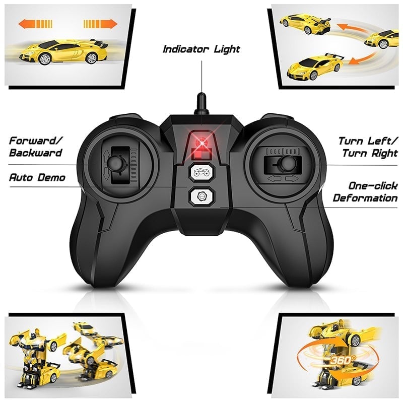 Remote Control Transforming Robot Car