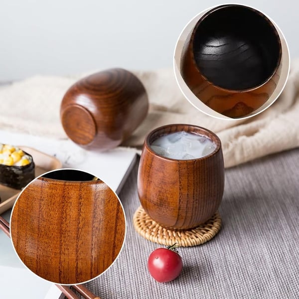 Charred Jujube Wood Cups