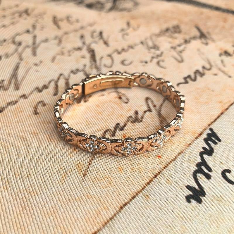【Sale】Blumen-Kupferarmband