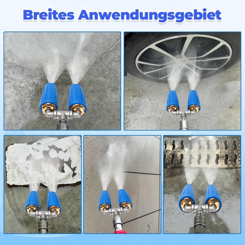 Hochdruck-Wasserpistole mit rotierender Düse