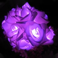 Guirlande lumineuse LED roses