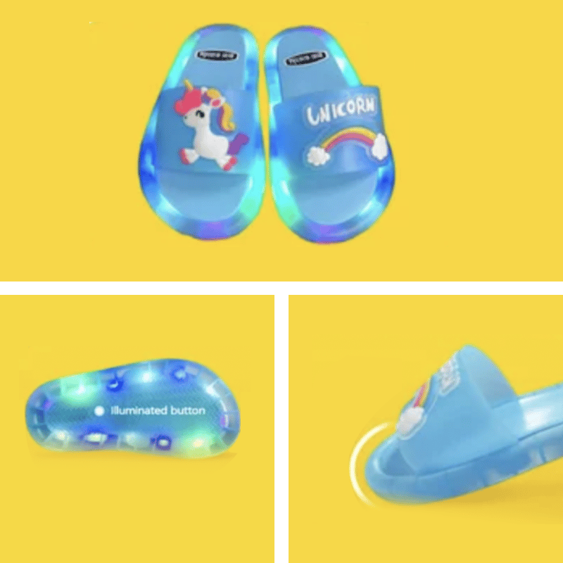 Chaussons Heureux LED Pour Enfants