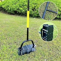 Manual Spring-Loaded Lawn Aerator & Tiller
