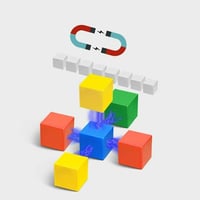 Magnetic Blocks Set for Toddlers & Kids