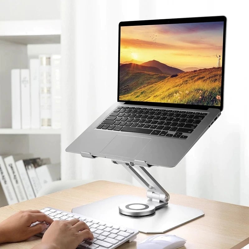 🔥 Saldi estivi - 49% di sconto 🔥Porta iPad pieghevole e girevole in lega di alluminio