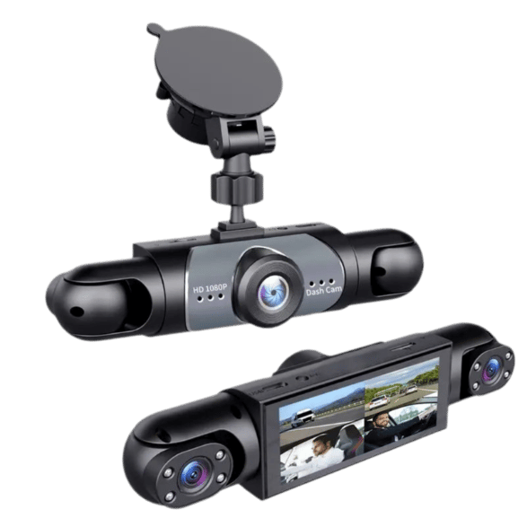 Four-record monitoring driving recorder
