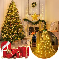 Weihnachtsbaum-Wasserfalllichter mit Ring