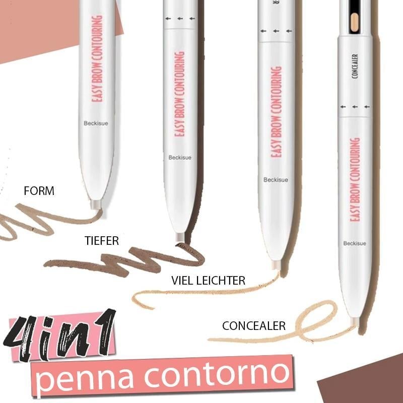 Contorno sopracciglia & penna illuminante 4 in 1