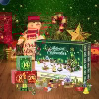 Sakerplus New Advent Calendar Children's Christmas Building Blocks