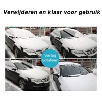 Magnetische autoruitafdekking