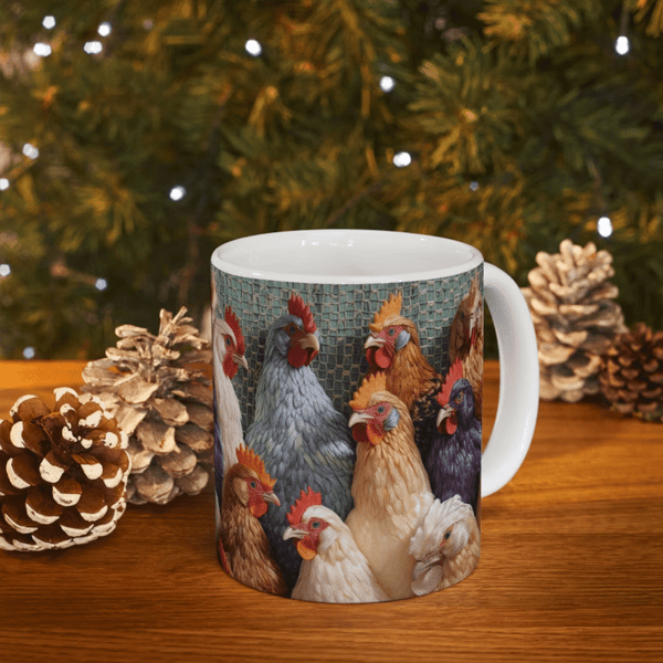 🐓Tazza con pollo 🎁Una buona scelta per il regalo di Natale