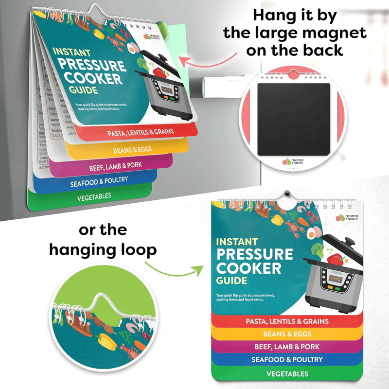 sakerplus Air Fryer Cheat Sheet Magnets Cooking Guide Booklet