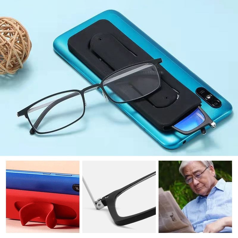 Portable anti-blue light presbyopia eyeglass