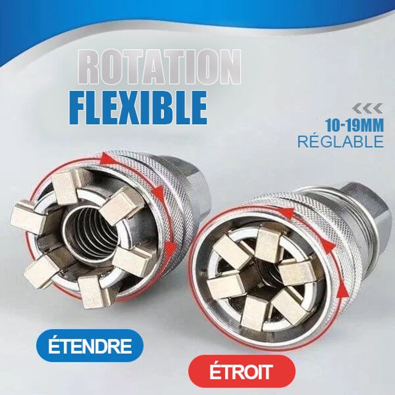 Clé à douille universelle multifonction