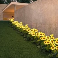 Solar Sunflower Lights