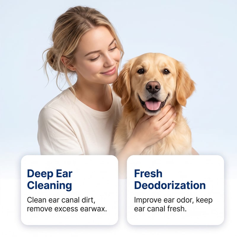 Gentle Antimicrobial Plant-Based Pet Ear Rinse