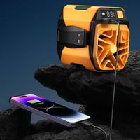 Outdoor digital display waist fan