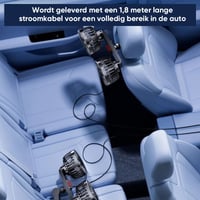Dubbele kop Mini USB Autoventilator