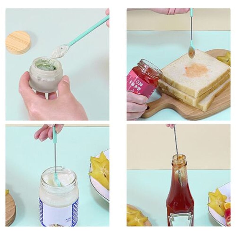 🍴🍰Einziehbarer Mini-Löffel aus Silikon