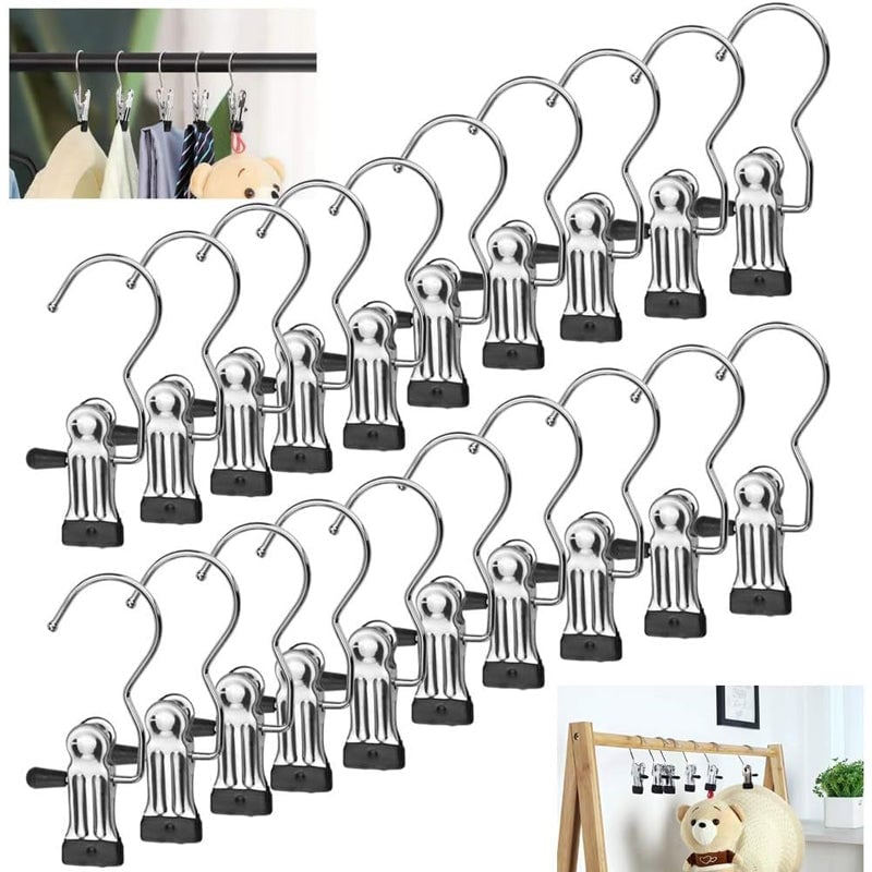 💥Stainless Steel Laundry Hanging Hooks Clips💥