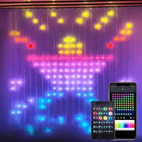 Color Waves LED-Lichtvorhänge mit Musiksynchronisation