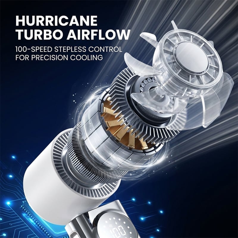 Handheld Power Bank Ice Compression Fan