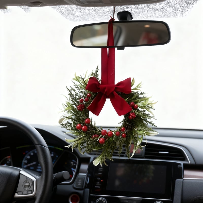 Mini-Weihnachtskranz-Dekoration