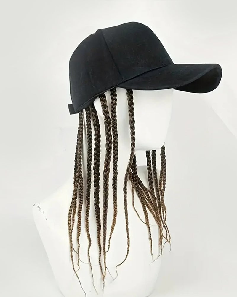 Baseballkappe mit integrierter Dreadlock-Perücke