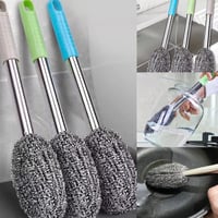 Long handle stainless steel pot brush