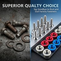 JDM Nickel Plated Bolt Washer Kit