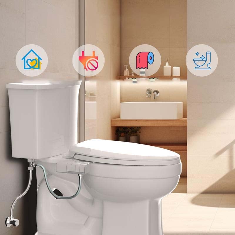 Ikke-elektriske lille bidet med knapper