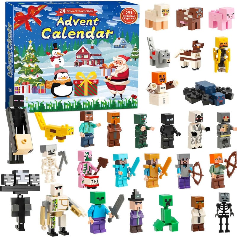 Julekalender 2024 med 29 figurer