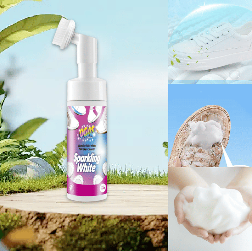 No-Wipe Foam White Shoe Cleaner