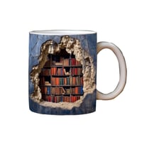 3D-Bücherregal-Tasse