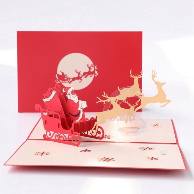 3D-Weihnachts-Popup-Karten