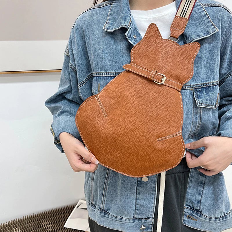 Cat Shape Crossbody Bag